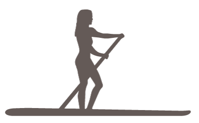 Lady on a SUP-icon